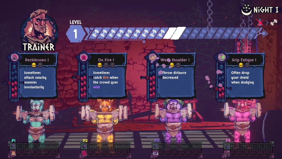 Steam screenshot of Chained Beasts crowd and arena